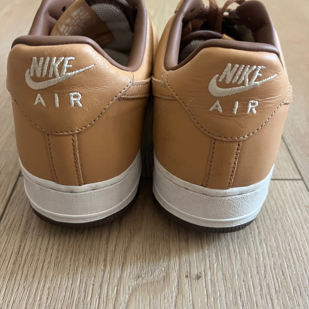 Air Force 1 Low "Acorn" Tan Cream with Leather Canvas. Mens 11 - Picture 6 of 9